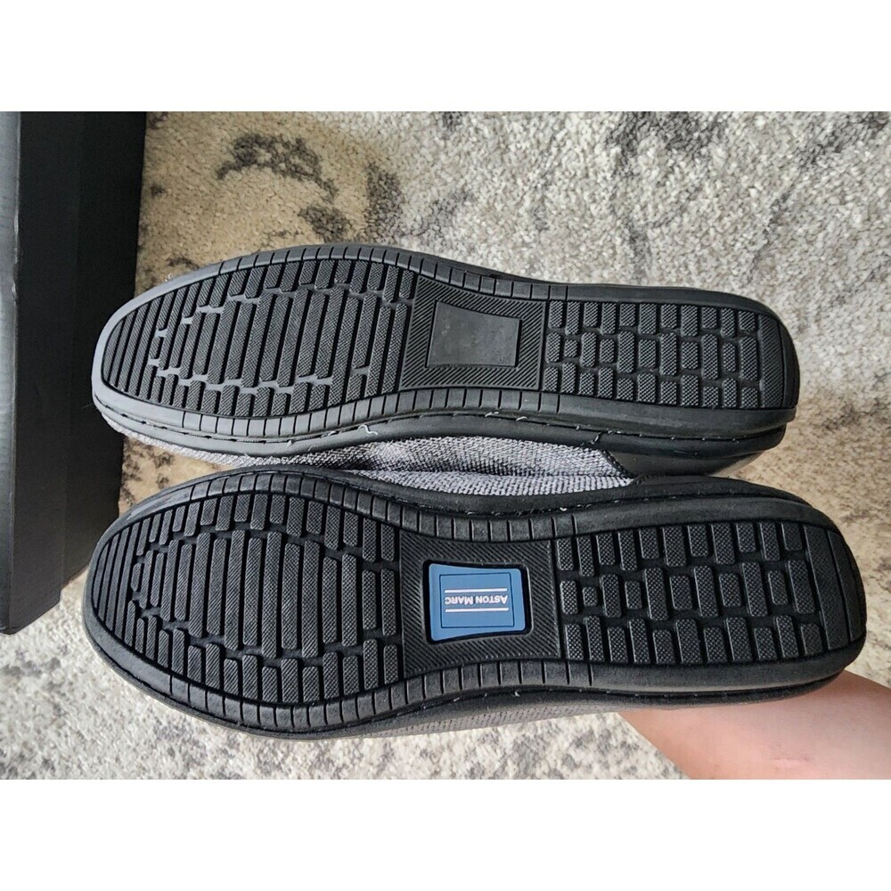 NEW Aston Marc Walk 02 Men's Shoe Size 13 M Grey Breathable Mesh Slip On Loafers - Picture 7 of 10